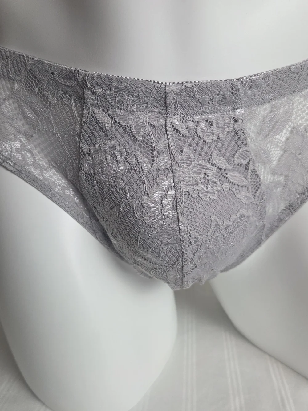 Cosabella Varanasi Gray Lace Men's Comfort Micro Briefs